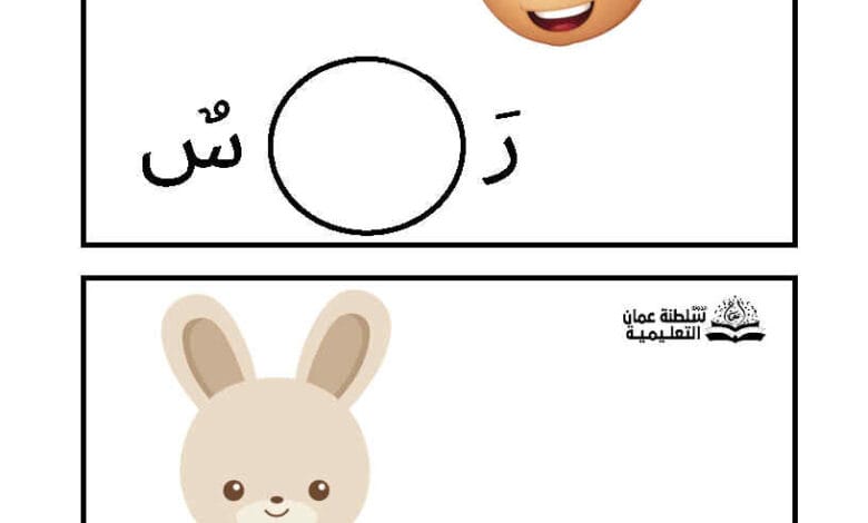 مذكرة ملونة | تدريبات على كتابة الحروف في أول ووسط وآخر الكلمة