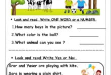 نماذج اختبارات قصيرة في اللغة الإنجليزية للصف الثالث – الفصل الدراسي الثاني – المنهج الجديد (2025)