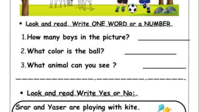 نماذج اختبارات قصيرة في اللغة الإنجليزية للصف الثالث – الفصل الدراسي الثاني – المنهج الجديد (2025)